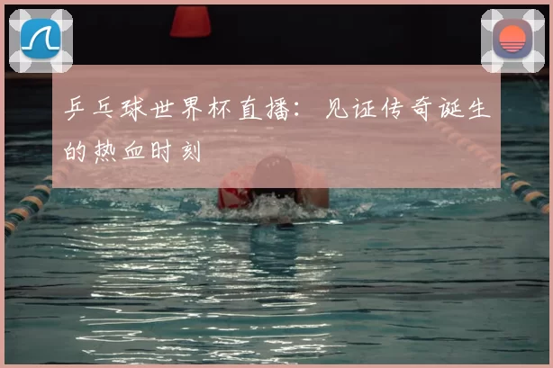 乒乓球世界杯直播：见证传奇诞生的热血时刻