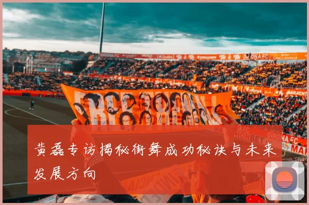 黄磊专访揭秘街舞成功秘诀与未来发展方向